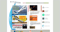 Desktop Screenshot of cnes-observatoire.net
